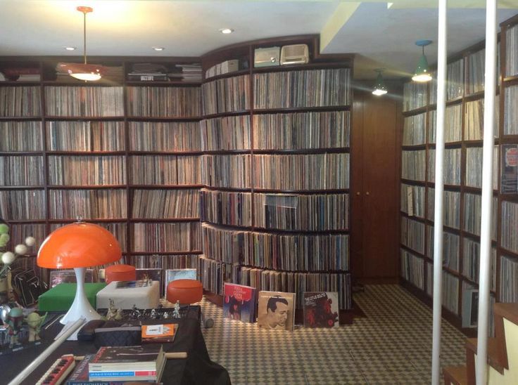 No, this is not my record collection. This music library belongs to Brazilian singer Ed Motta, who owns over 30,000 records.
