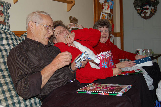 Grandparents at Christmas
