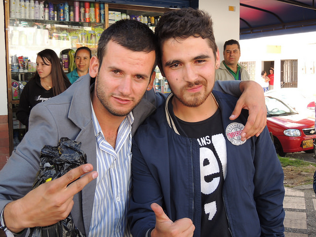 Two men in Colombia